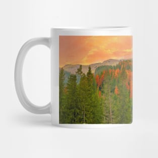 Autumn evening in Bucegi Mountains Mug